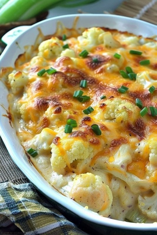 Loaded Cauliflower Casserole - Recipecs