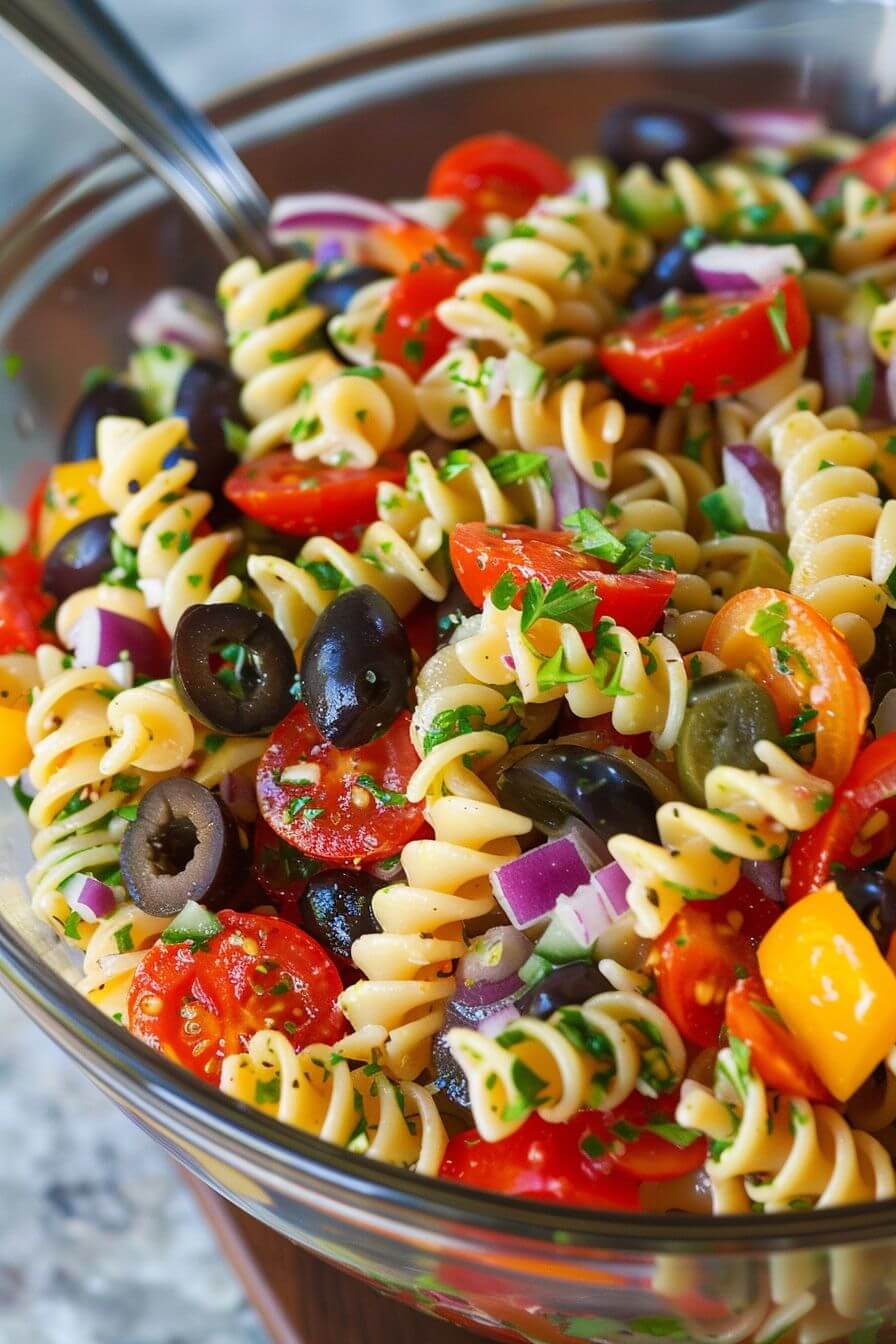 BEST Pasta Salad - Recipecs