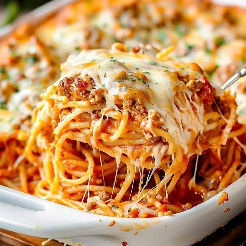 Million Dollar Spaghetti Casserole - Recipecs