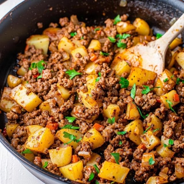 Ground Beef with Potatoes – Recipecs