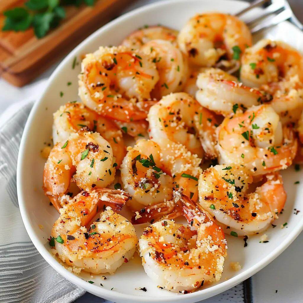 Garlic Parmesan Roasted Shrimp – Recipecs