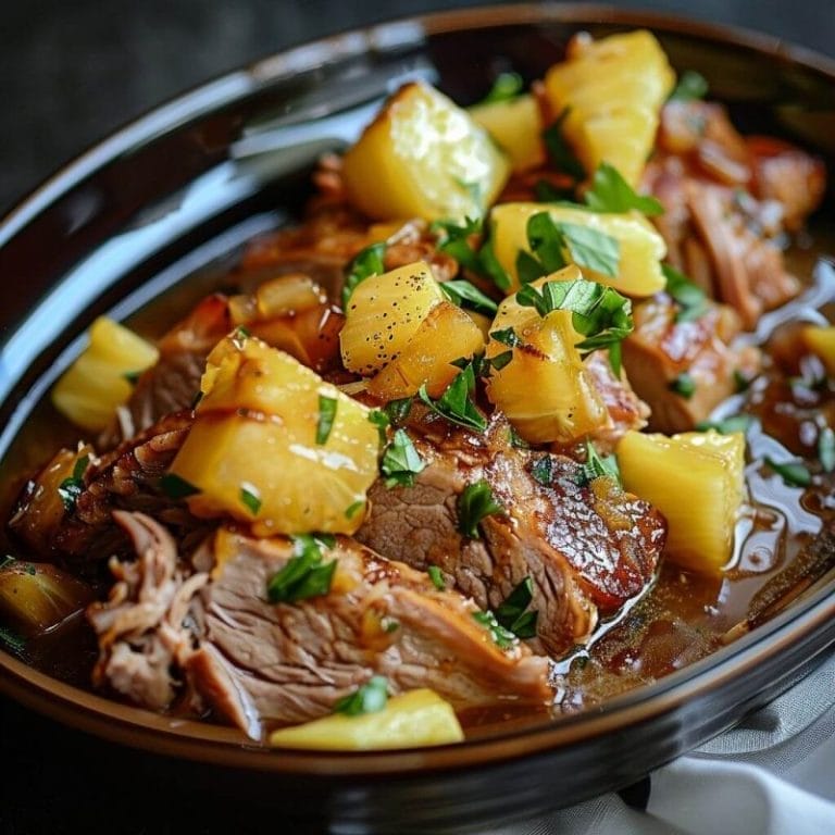 Slow Cooker Pineapple Pork – Recipecs