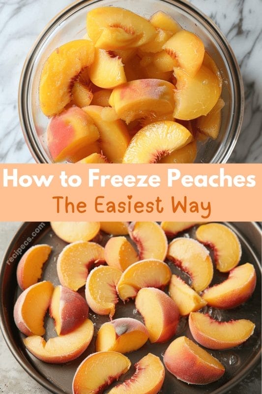 How To Freeze Peaches The Easiest Way Recipecs