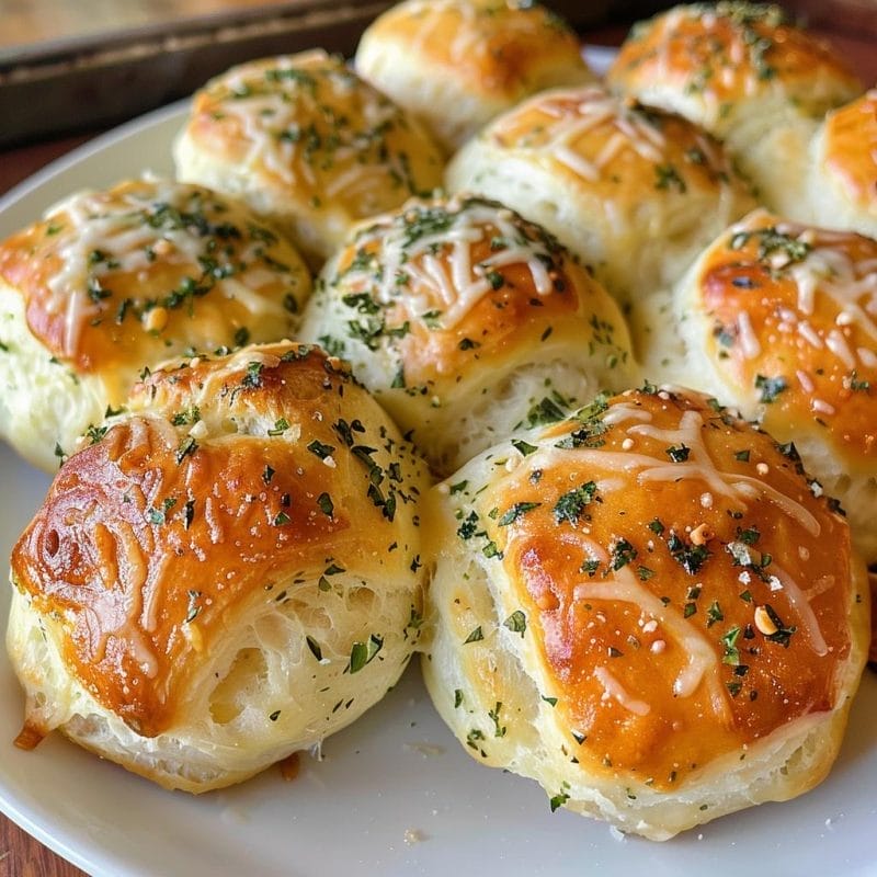 Pillsbury Biscuit Garlic Butter Cheese Bombs